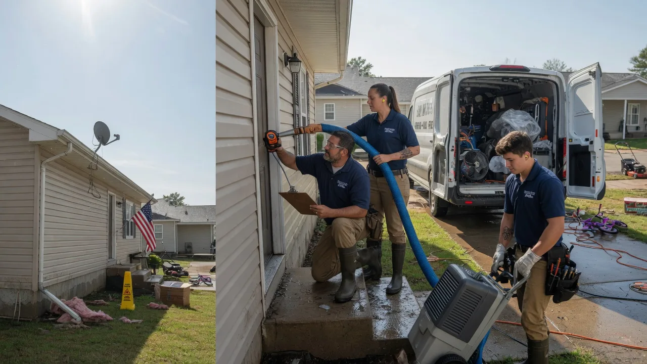 Ceiling Water Damage Restoration in Davis, IL near me